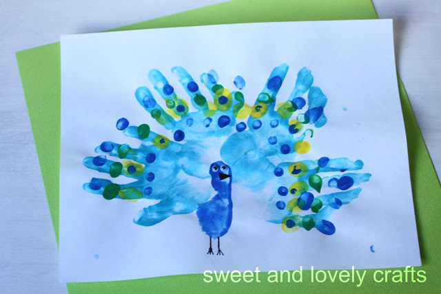 DIY Pretty Peacock Themed Crafts for Kids!