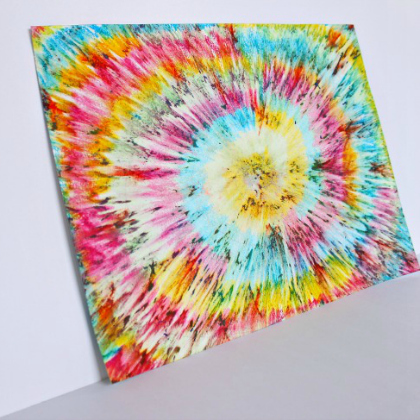Groovy and Creative Tie and Dye Ideas for Kids Tie And Dye on The Canvas