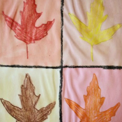 Art And Craft With Mother Nature-Fun Fall Leaf Crafts for Kids Leaf Fabric Art