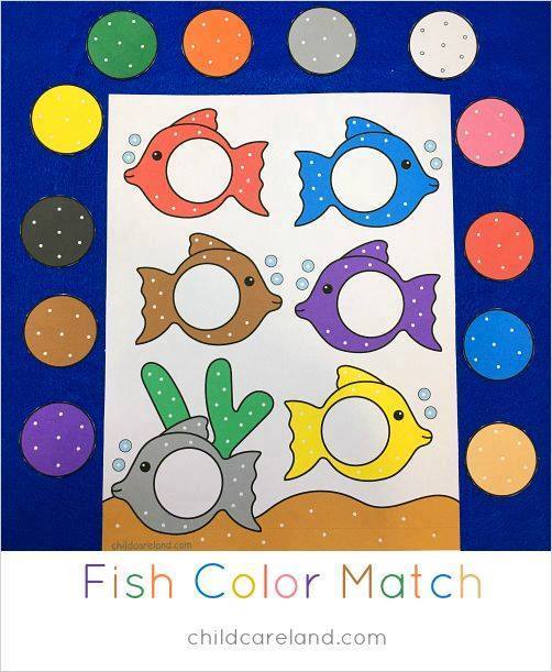 Fun color learning activities for kids Match My Colour