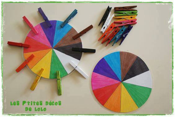 Fun color learning activities for kids Color-o-Spinner