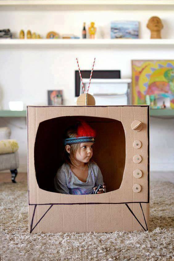 Things Parents Made for Their Kids With a Cardboard Box