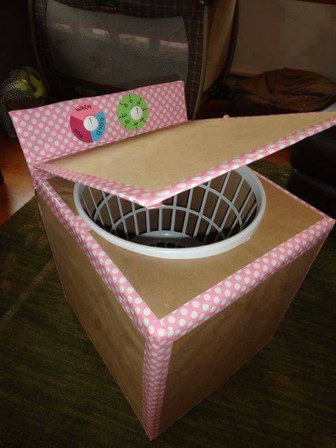 Best From Waste : Recycled Card Board Box Crafts For Kids Cardboard Washing Machine