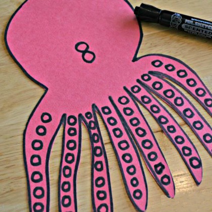 Number Learning Activities For Kids A Friendly Octopus With Love For Numbers
