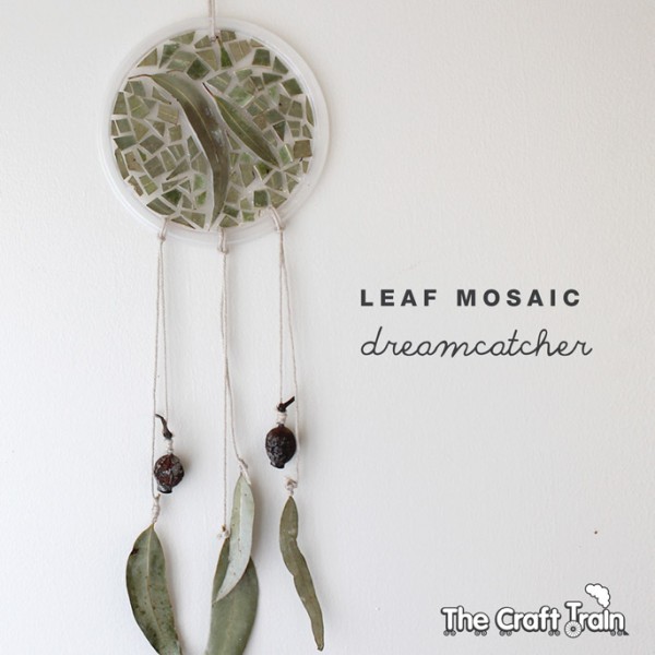 A Leaf Mosaic Dreamcatcher