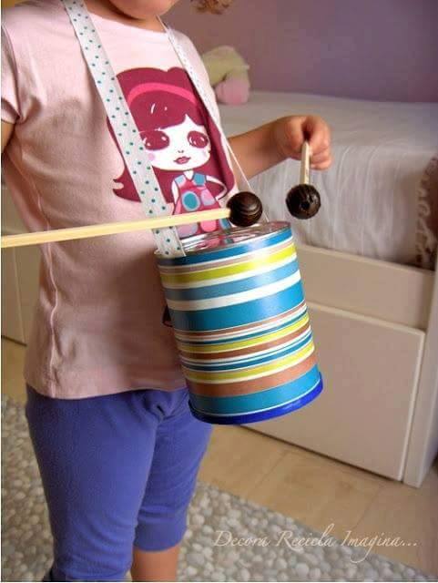 Musical Instrument Crafts for Kids Tin Drums Musical Crafts