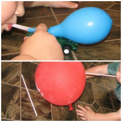 Balloon Air Suction Experiments