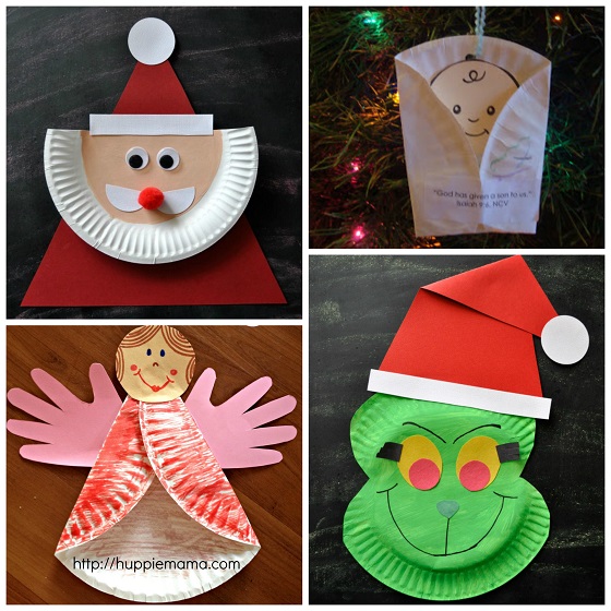 25 Paper Plate Christmas Crafts for Kids - Kids Art & Craft