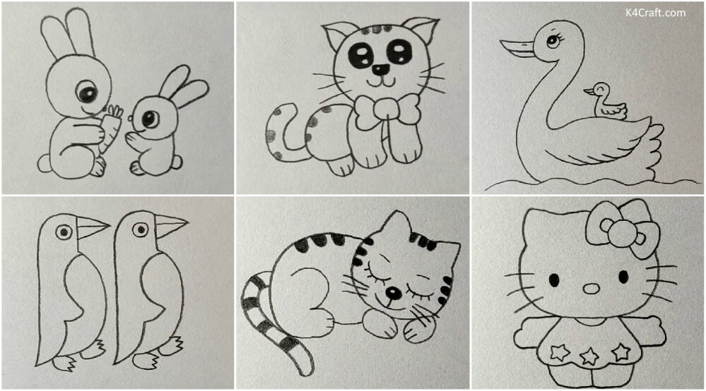 cute easy beginner drawings  Yahoo Image Search Results  Pencil drawings  tumblr Animal sketches easy Pencil drawings easy