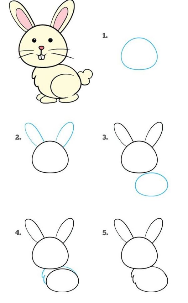 30 Easy Animals to Draw with Step by Step Tutorials Kids Art & Craft