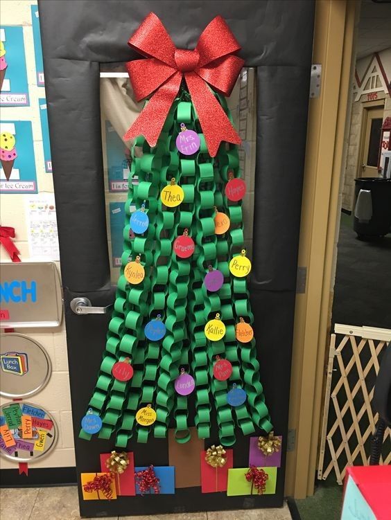 Christmas Classroom Door Decoration Ideas for Preschool - Kids Art & Craft