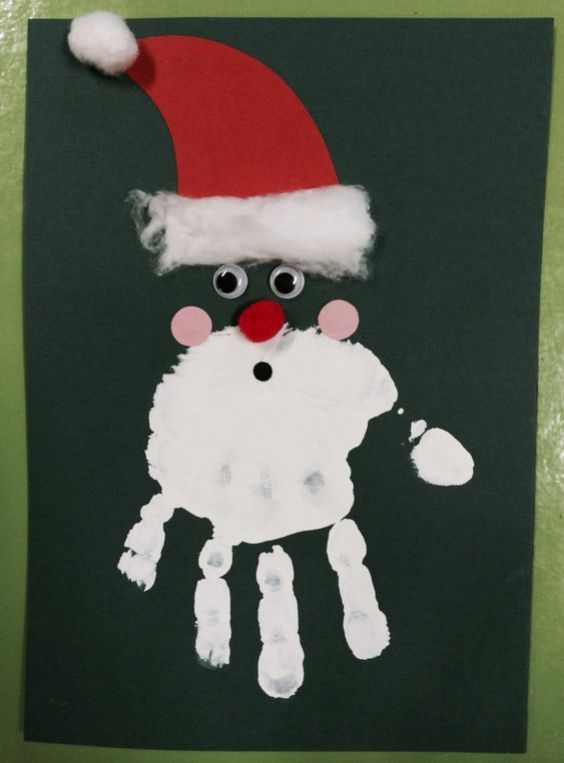 Christmas Handprint Crafts for Toddlers & Preschoolers - Kids Art & Craft