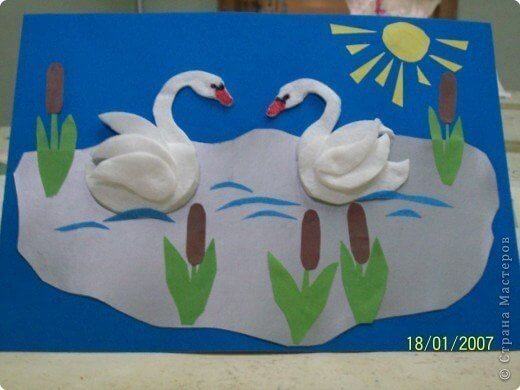 Animal Coloring Printables for Kids Fun Swan Craft