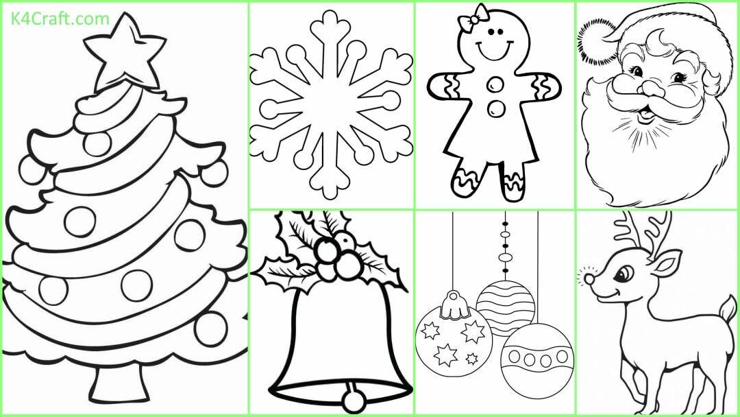 free printable christmas coloring pages for preschoolers