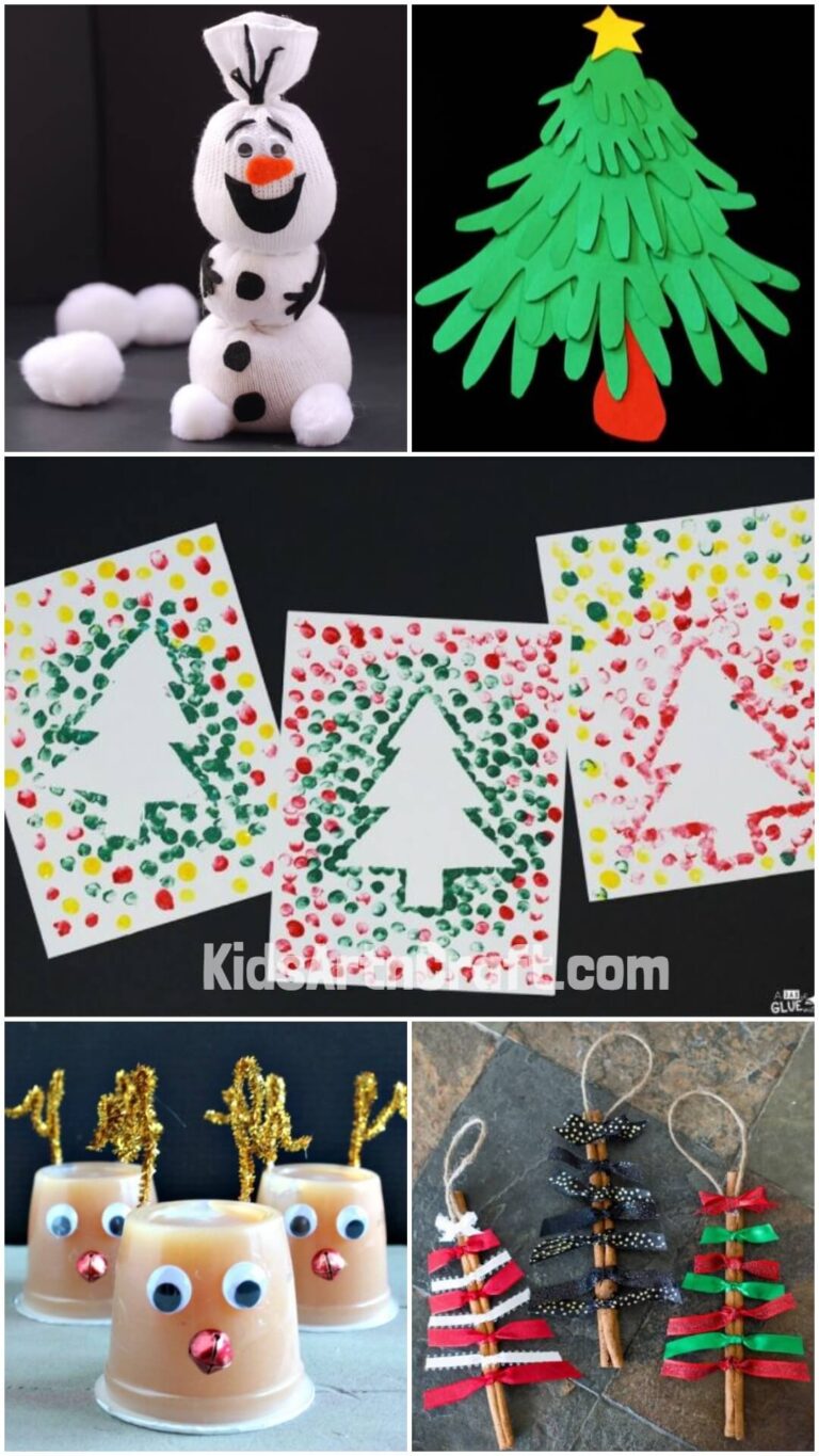 DIY Christmas Ornament Crafts for Toddlers to Teenagers - Kids Art & Craft