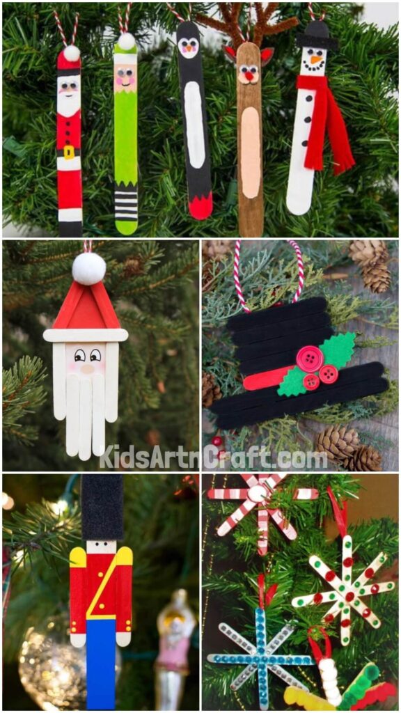 Easy Popsicle Stick Christmas Crafts for Kids - Winter Crafts - Kids ...