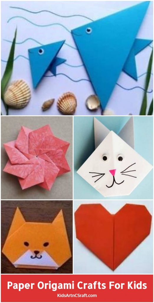 Easy Paper Origami for Kids - Paper Folding Crafts - Kids Art & Craft