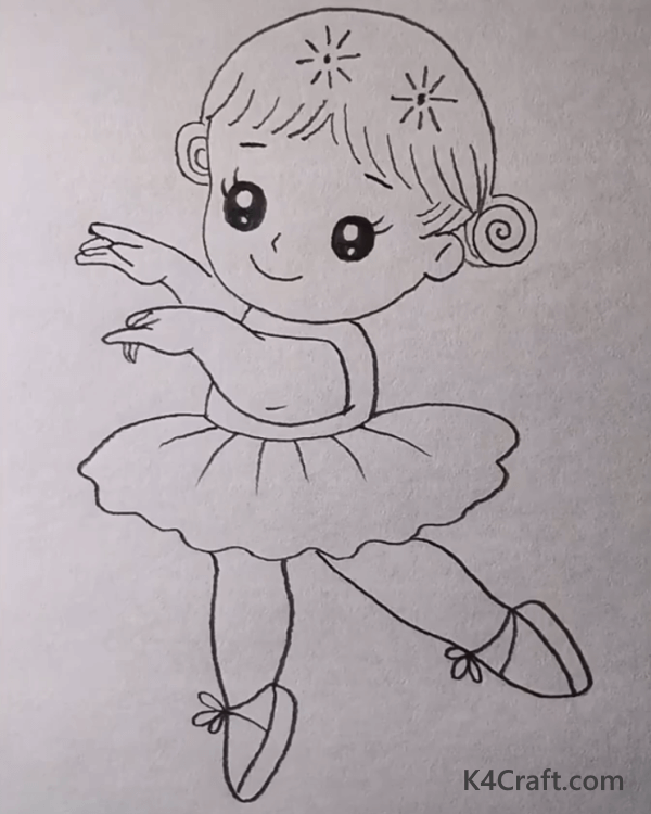 Easy  Beautiful Pencil Drawing for Kids  Kids Art  Craft