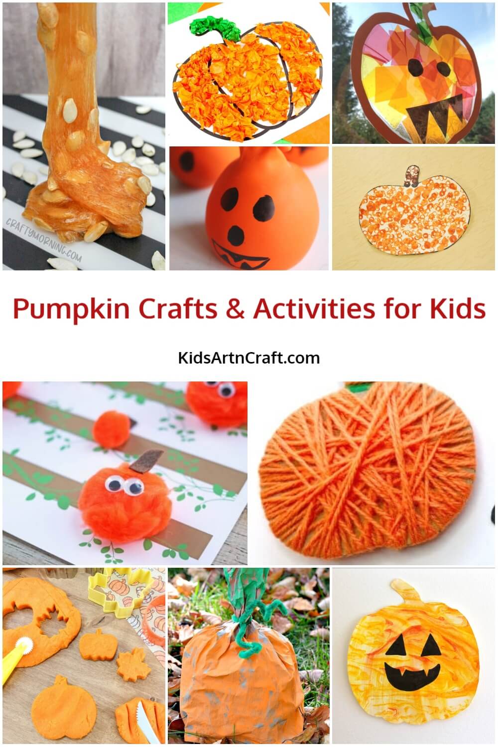 Pumpkin Crafts and Activities for Kids - Kids Art & Craft