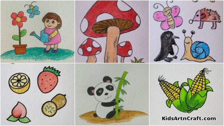 Simple Drawing Ideas For Kids - Kids Art & Craft