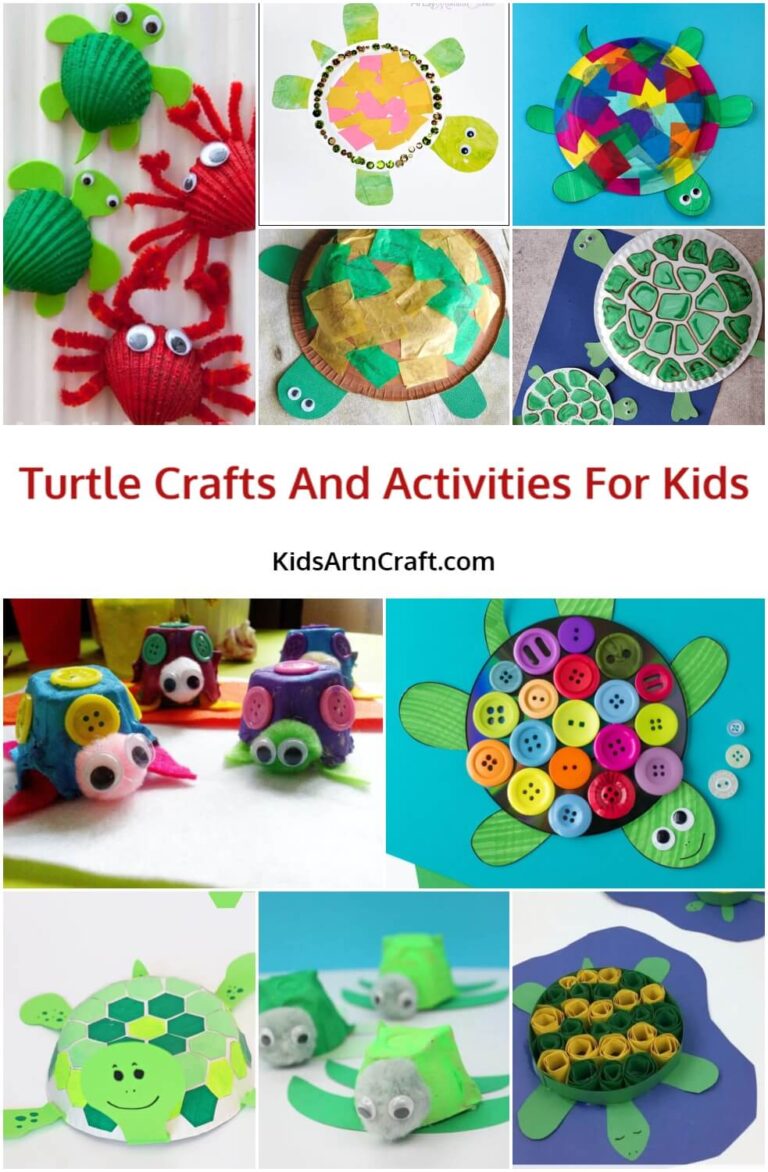 Turtle Crafts & Activities For Kids - Kids Art & Craft