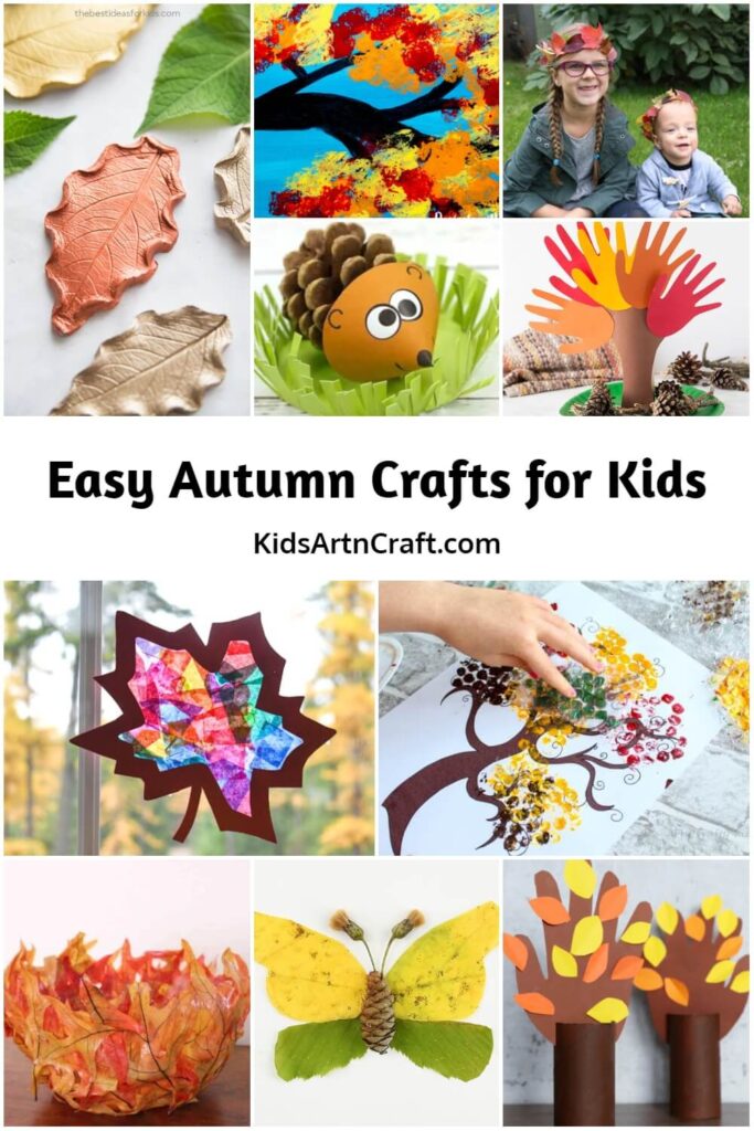 Easy Autumn Crafts for Kids - Kids Art & Craft