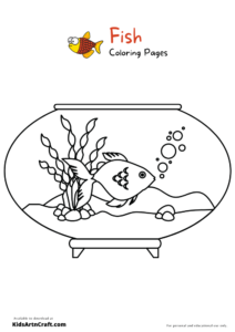 Fish Coloring Pages for Kids - Free Printables - Kids Art & Craft