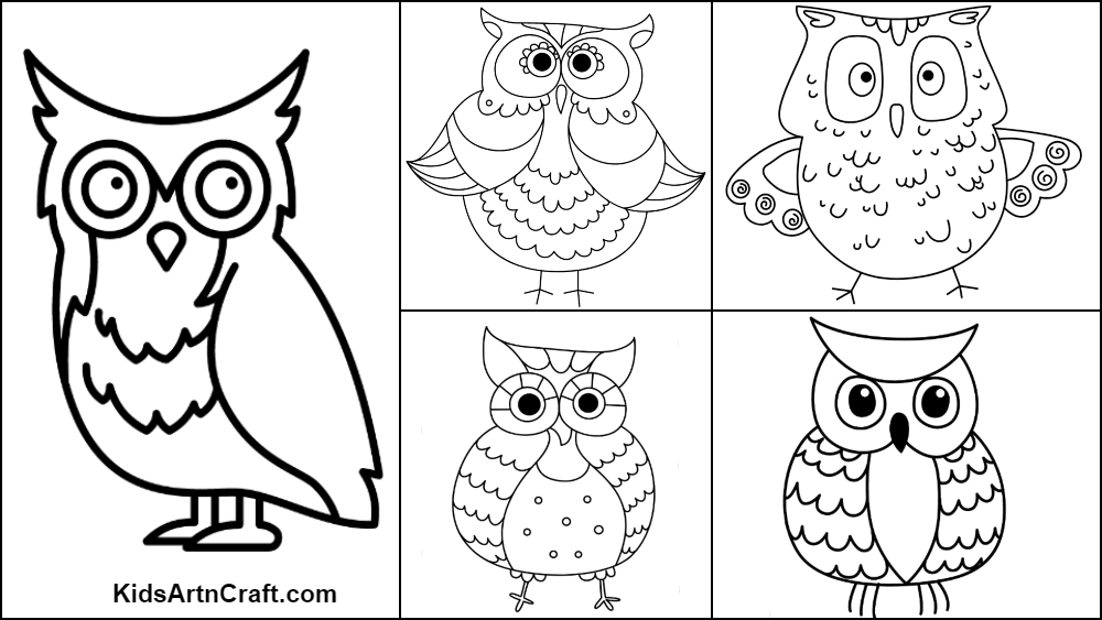 owl worksheets and coloring pages