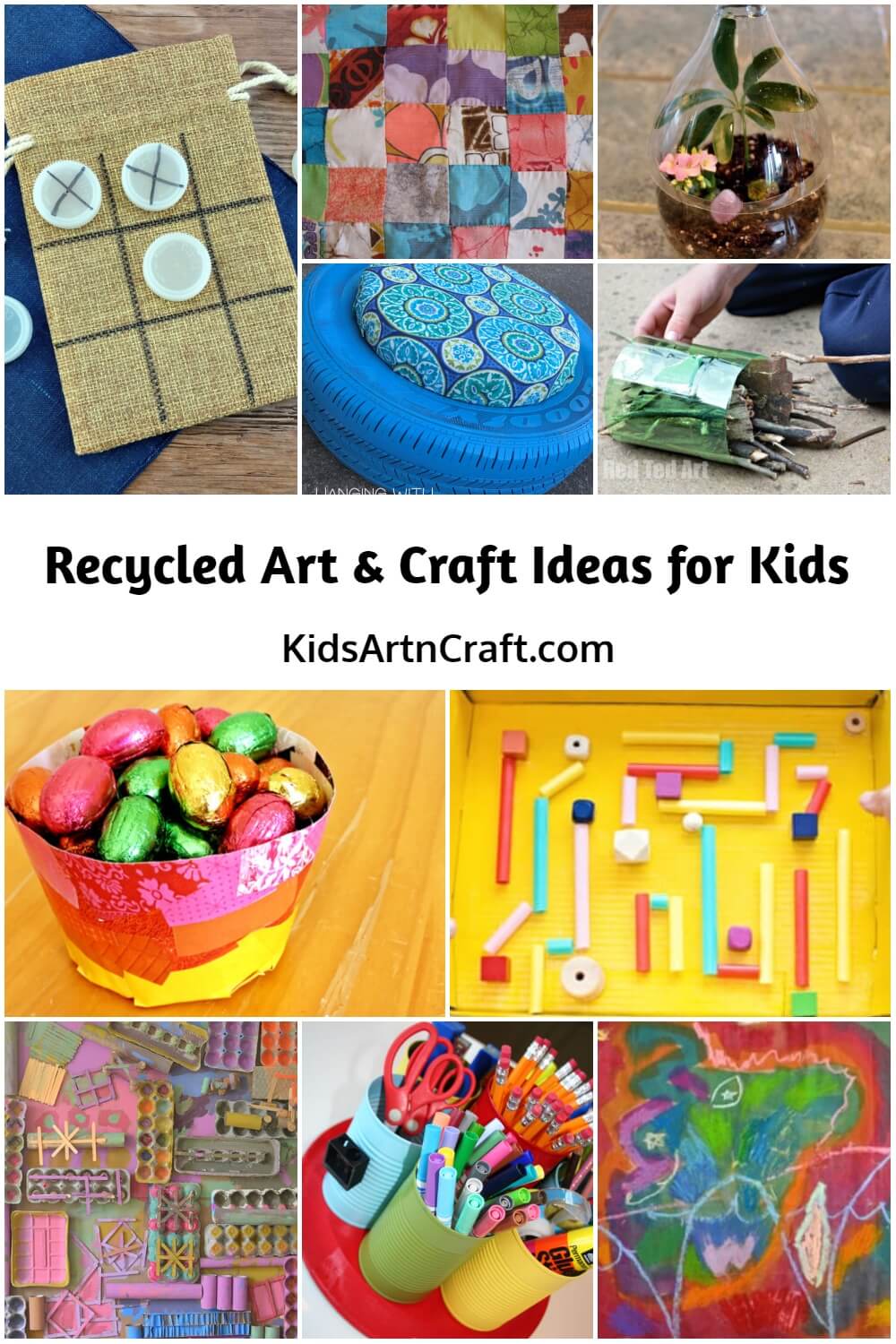 Recycled Art & Craft Ideas for Kids - Kids Art & Craft