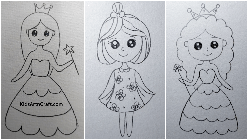 Simple Pencil Drawings for Kids  Easy Ideas with Pictures  Kids Art   Craft