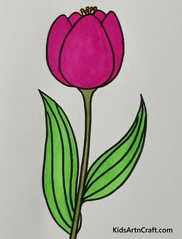 Easy Floral Drawings For Beginners To Draw - Kids Art & Craft