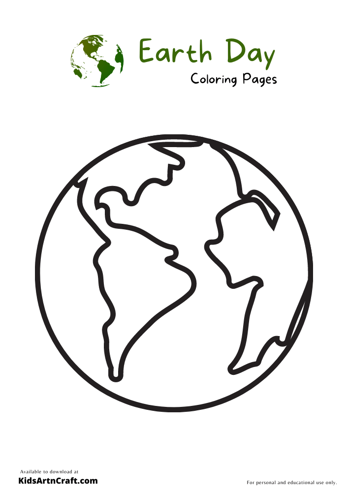 coloring printables of planet earth