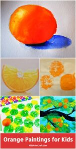 Orange Paintings For Kids Story Crafts Activities F 153x300 