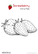 Strawberry Coloring Pages For Kids – Free Printables - Kids Art & Craft