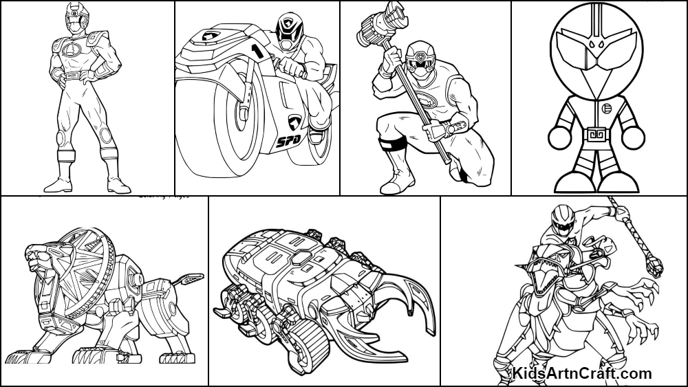 Power Rangers Coloring Pages For Kids Free Printables Kids Art Craft
