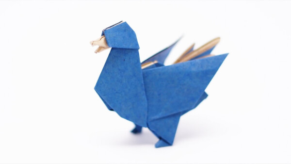 Origami: How to make an Easy Paper Origami Duck - Ducktail Rainwear