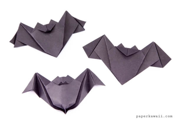 How To Make An Origami Bat With Kids - Kids Art & Craft