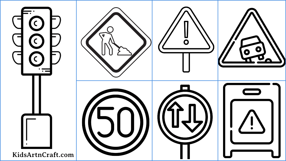 traffic signs coloring pages yamaha ty trial com