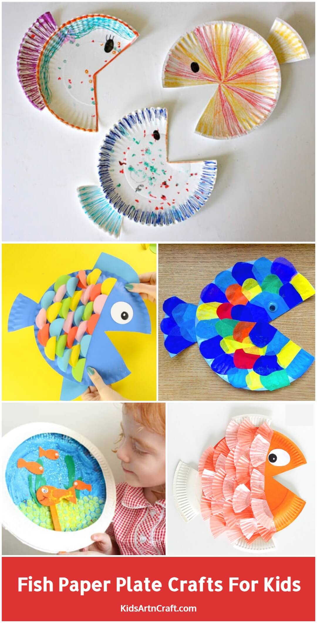 paper plate fish crafts for kids