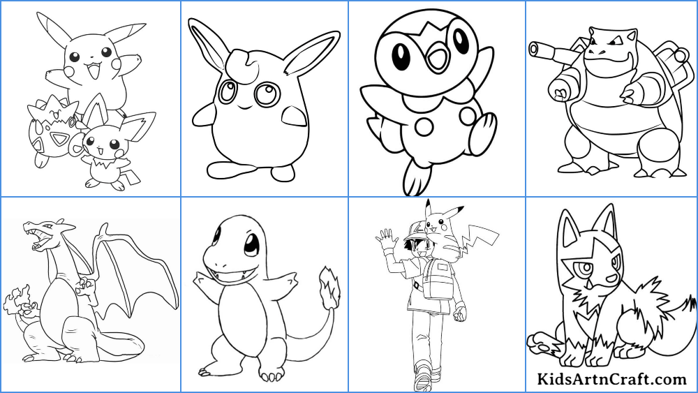 printable pokemon coloring pages updated 2022 27 pokemon coloring