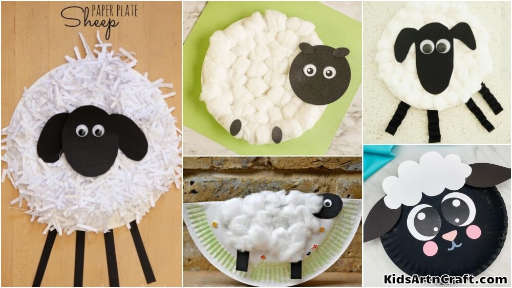 Sheep Paper Plate Crafts For Kids Kids Art And Craft
