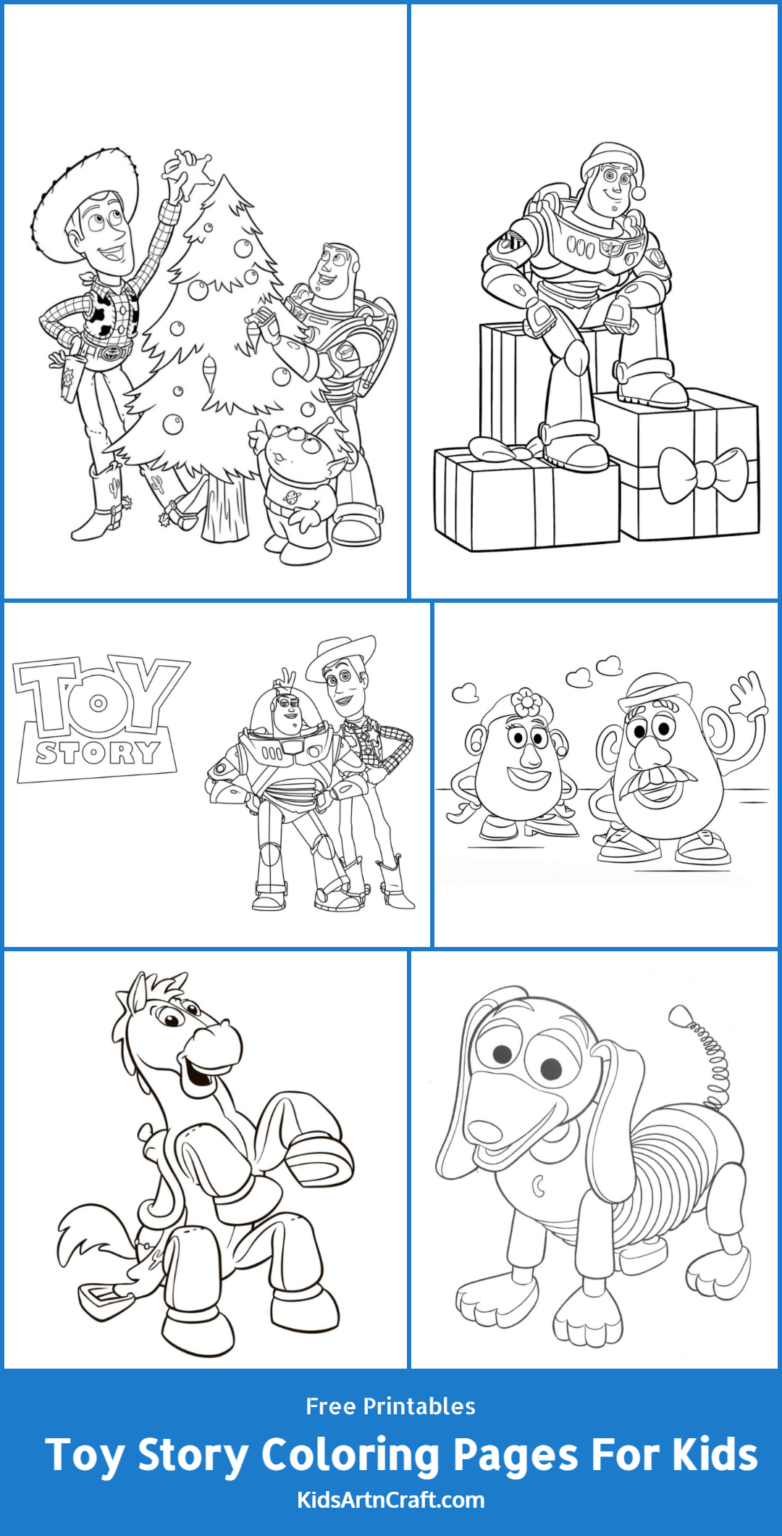 Toy Story Coloring Pages For Kids – Free Printables - Kids Art & Craft