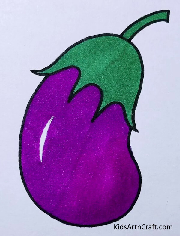 Eggplant Drawing - HelloArtsy