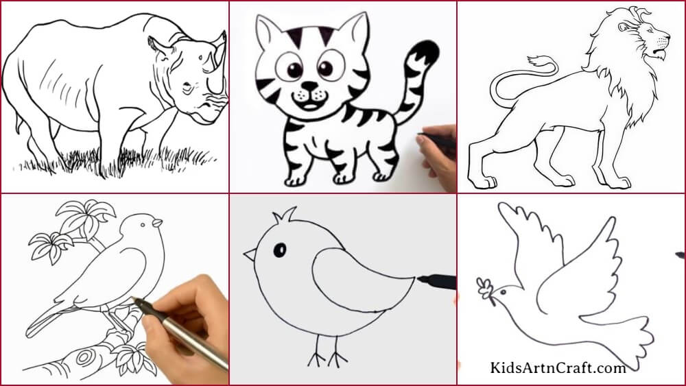 Easy Drawing Tutorials for Kids - Kids Art & Craft