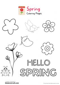 Spring Coloring Pages For Kids – Free Printables - Kids Art & Craft