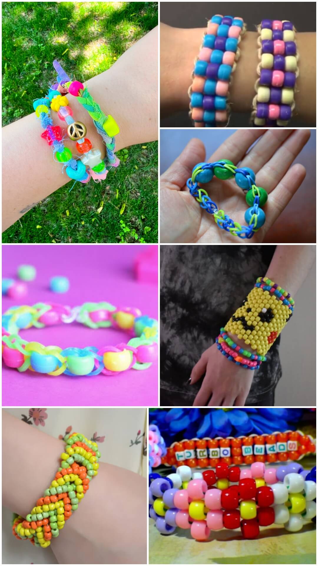 pony bead bracelet patterns free