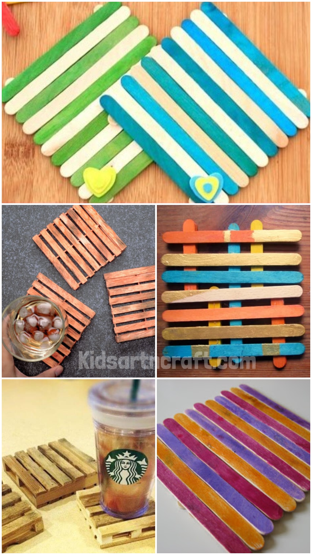 craft stick coasters