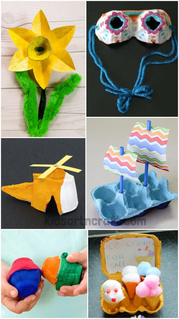 Beautiful Egg Tray Craft Ideas For Kids FS Kidsartncraft 576x1024 