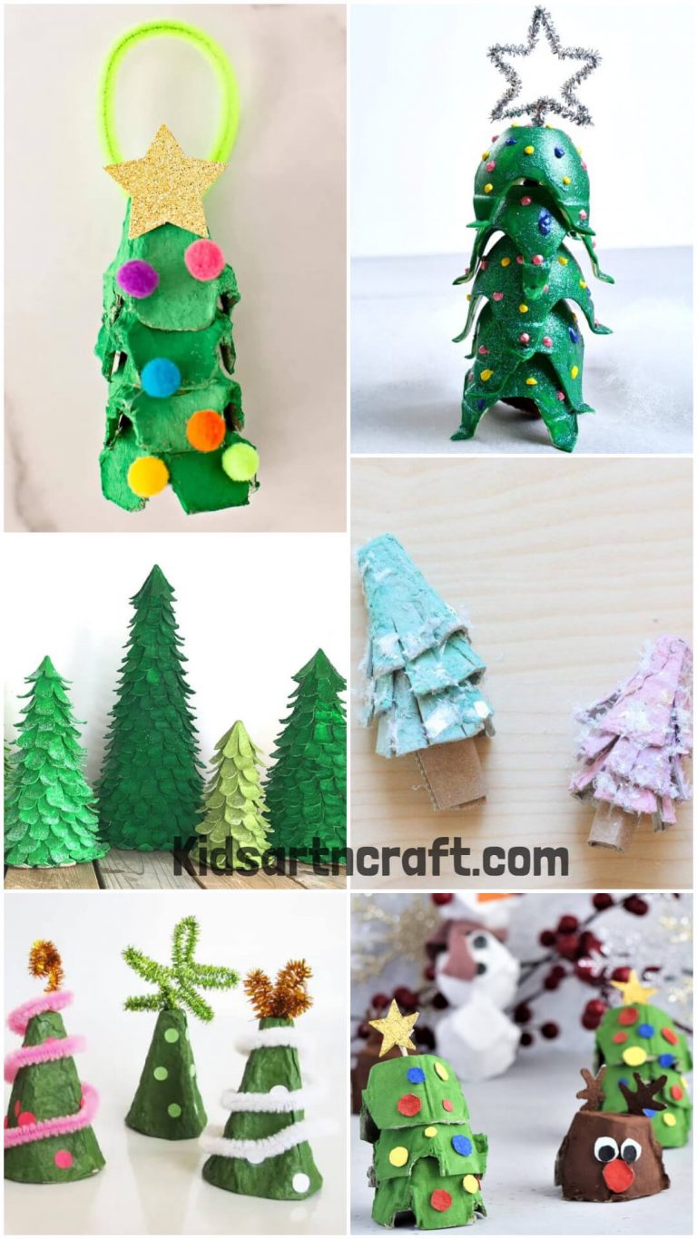 Egg Carton Tree Craft Ideas for Kids - Kids Art & Craft