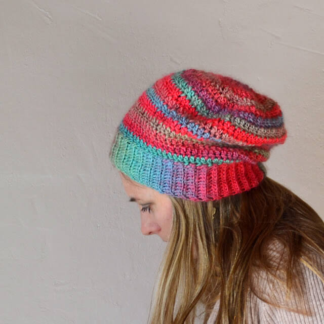 Colorful Crochet Pattern Winter Hat Idea Winter Hat Crafts For Adults